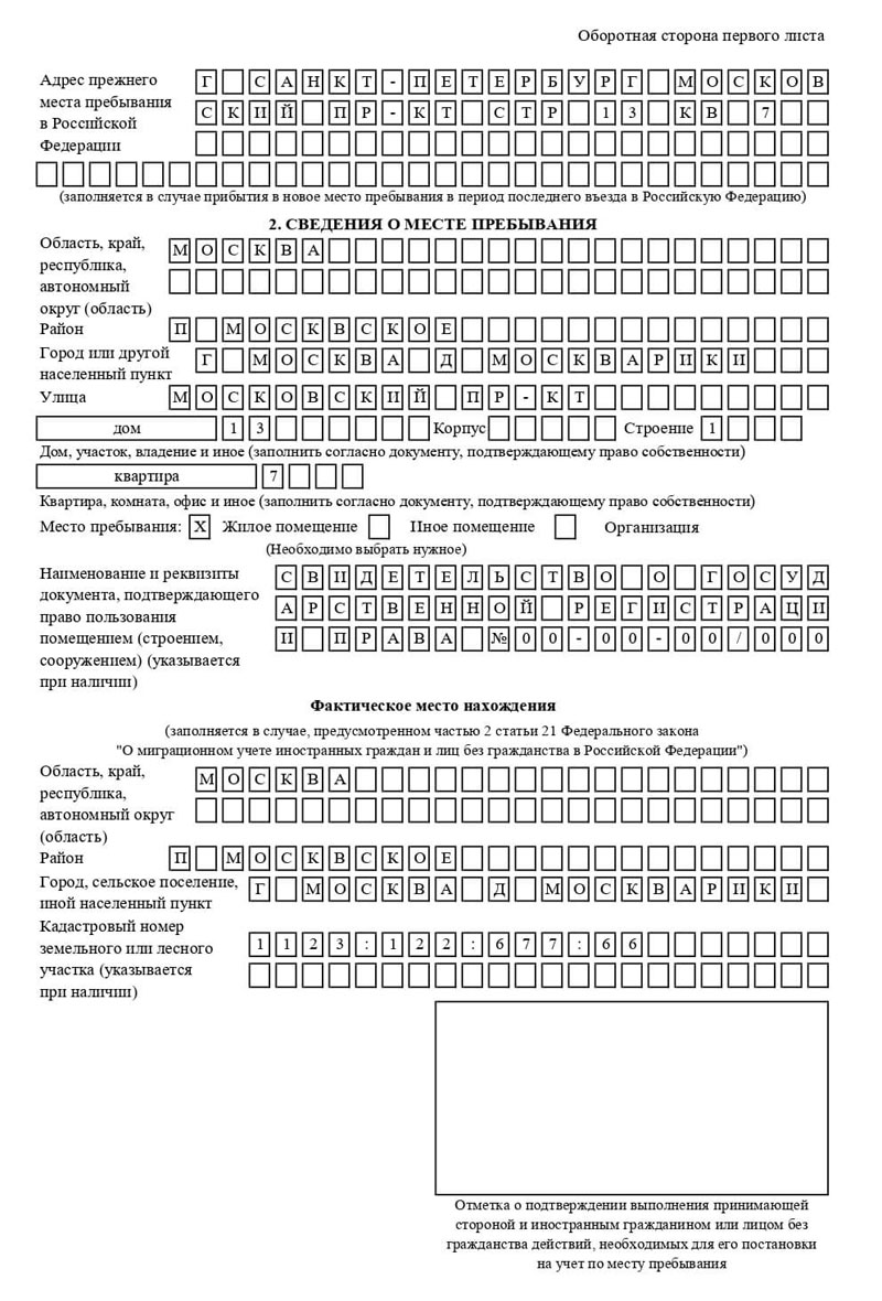 временная регистрация в Старой Руссе